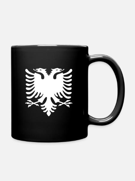 Albaner shqiptar - Tasse einfarbig - Schwarz
