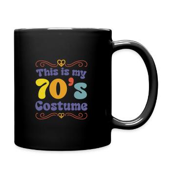 This is my 70s Costume Halloween 70er Party Disco - Full Colour Mug - black - Right
