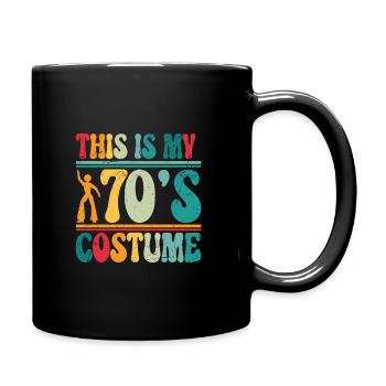 This is my 70s Costume Halloween 70er Party Disco - Full Colour Mug - black - Right