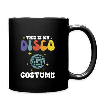 This Is My Disco Costume Halloween 70s Party - Full Colour Mug - black - Right