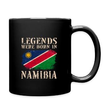 Vintage Design Namibian Flag Namibia - Full Colour Mug - black - Right