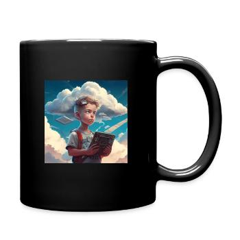 Cloud Technology - Tasse einfarbig - Schwarz - Rechts