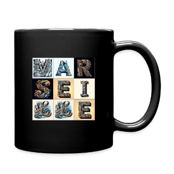 Marseille Warhol" - Mug uni - noir - Droite