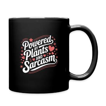 Végétarien Végétalien Végétarien Végétarien - Mug uni - noir - Droite