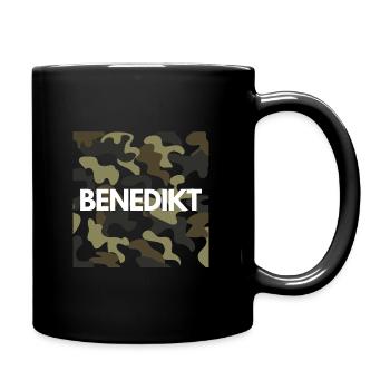Benedict hoodie men good quality camouflage - Full Colour Mug - black - Right