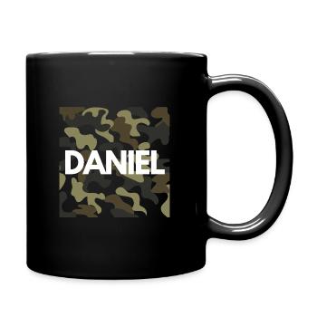 Daniel Nom Hoodie Hommes Bonne Qualité camouflage - Mug uni - noir - Droite