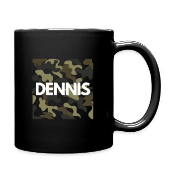 Dennis Name Hoodie Hommes Bonne Qualité Camouflage - Mug uni - noir - Droite