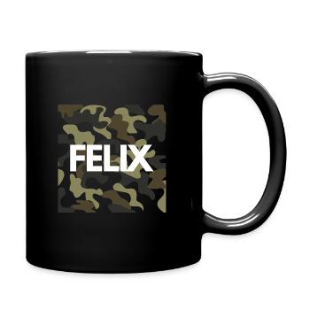 Felix Nom Hoodie Hommes Bonne Qualité Camouflage - Mug uni - noir - Droite