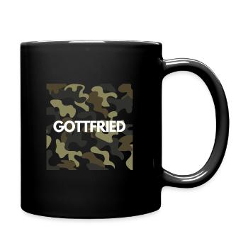 Gottfried Name Hoodie Men Quality camouflage - Full Colour Mug - black - Right