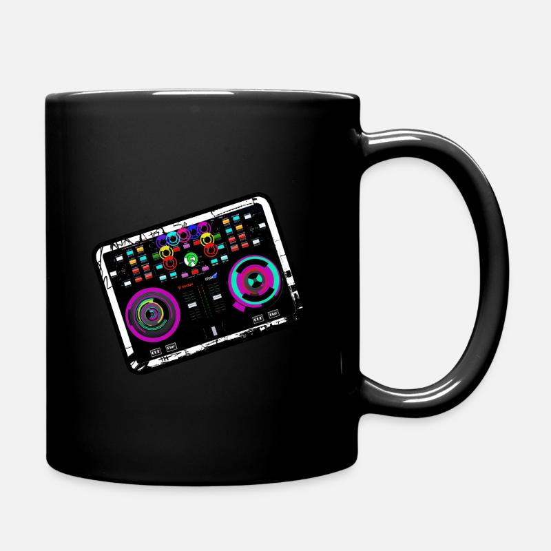 Dj-Mischpult - Tasse einfarbig - Schwarz