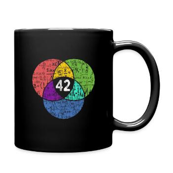 42 - Nerd Geek - science fiction - Mug uni - noir - Droite