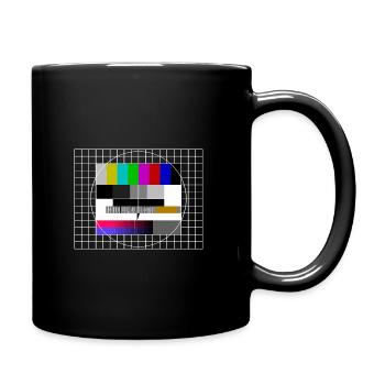 Image d’essai Rétro Vintage - Mug uni - noir - Droite
