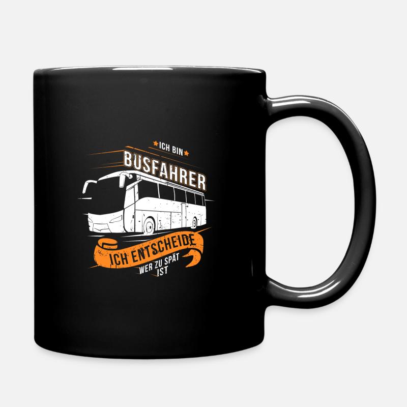 Busfahrer für Reisebus - Reisebusfaher - Tasse einfarbig - Schwarz