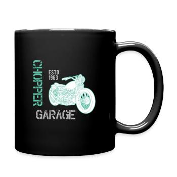 Bikers, motorcyclists - Full Colour Mug - black - Right