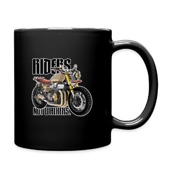 TWD // Moto - Mug uni - noir - Droite