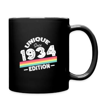Unique depuis 1934 Edition Anniversaire Millésime 1934 - Mug uni - noir - Droite