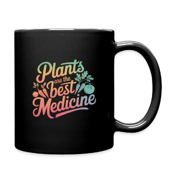 Végétarien Végétalien Végétarien Végétarien - Mug uni - noir - Droite