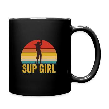 SUP Womens SUP Girl - Full Colour Mug - black - Right