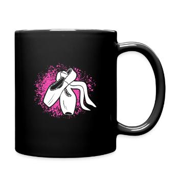 Danse Filles Ballerine Chaussures - Mug uni - noir - Droite