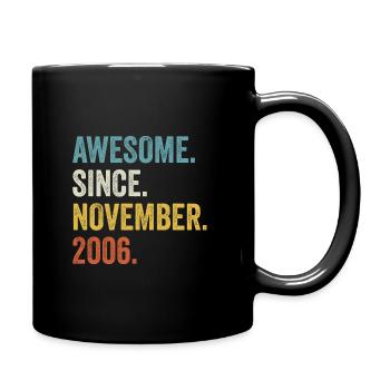 Génial depuis 2006 15ème anniversaire - Mug uni - noir - Droite