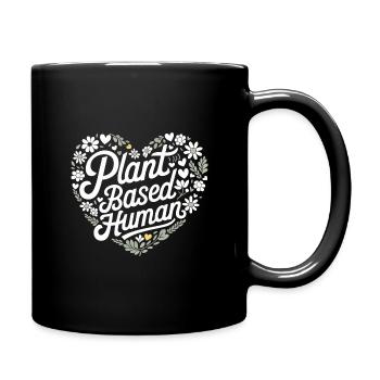 Végétarien Végétalien Végétarien Végétarien - Mug uni - noir - Droite