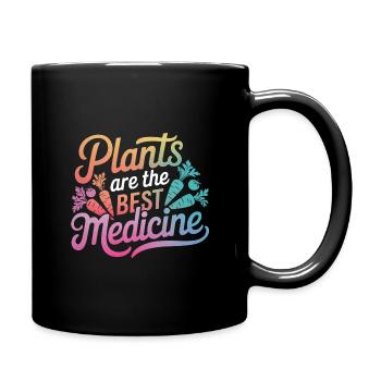 Végétarien Végétalien Végétarien Végétarien - Mug uni - noir - Droite