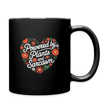 Végétarien Végétalien Végétarien Végétarien - Mug uni - noir - Droite