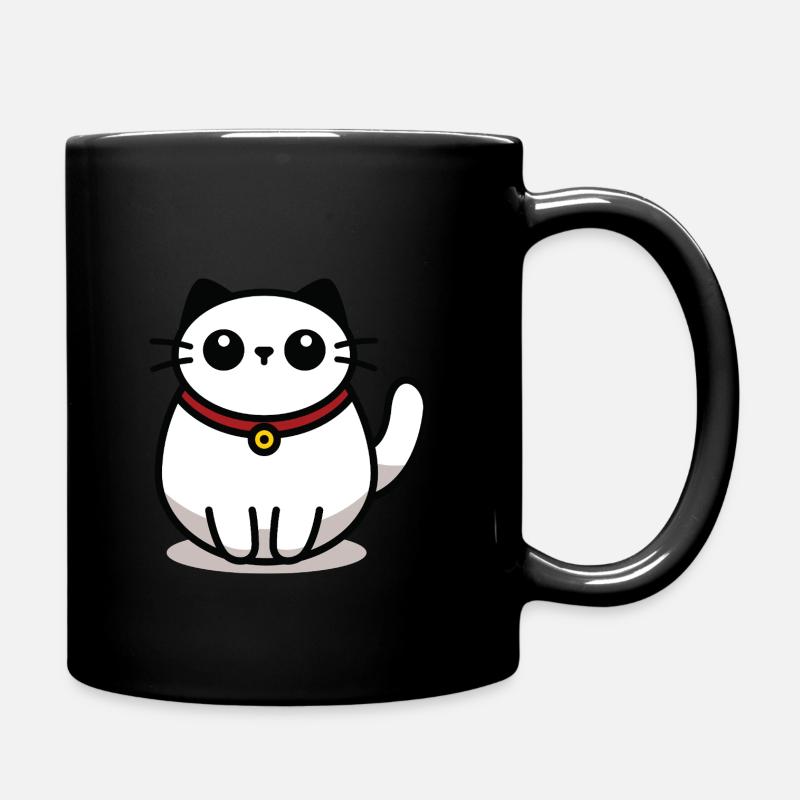 The Cat - Full Colour Mug - black