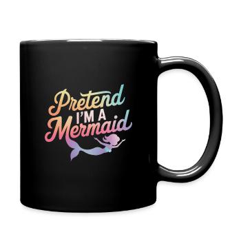 Mermaid Fable Mermaids Fairy Tale - Full Colour Mug - black - Right