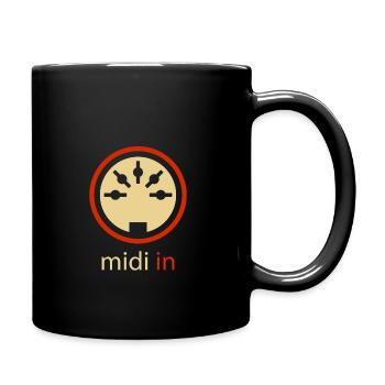 Midi In 5-pin DIN Audio Synthesizer Vintage Stereo - Mug uni - noir - Droite