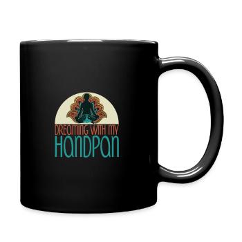 Rêver avec mon handpan Music Yoga Relax - Mug uni - noir - Droite