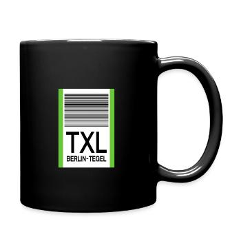 TXL Berlin-Tegel Aéroport de Never forget Bande à bagages - Mug uni - noir - Droite