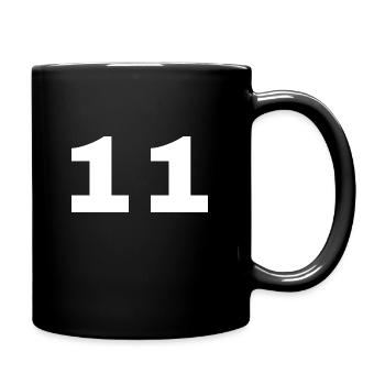 11 - Tasse einfarbig - Schwarz - Rechts