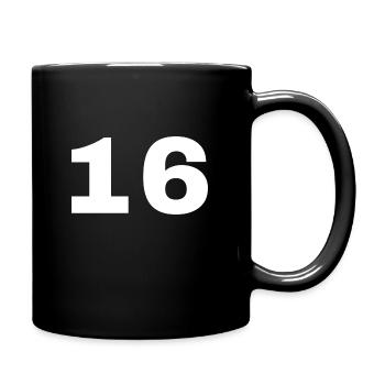 16 - Tasse einfarbig - Schwarz - Rechts