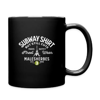 Paris subway shirt malesherbes - Full Colour Mug - black - Right
