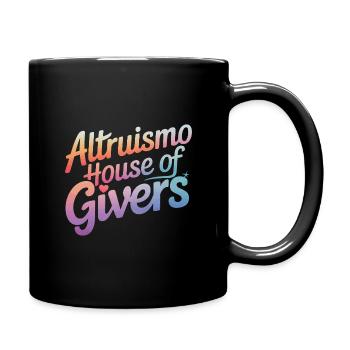 Altruisme Don désintéressé Donner d’école - Mug uni - noir - Droite