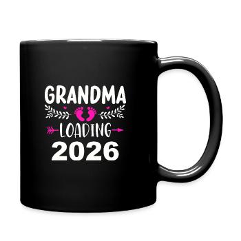 Grandmother Will Be Loaded In 2026 Baby Feet - Full Colour Mug - black - Right
