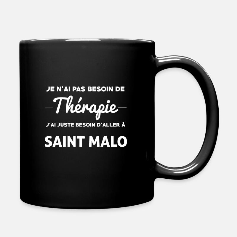 SAINT MALO - Mug uni - noir
