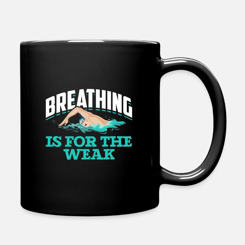 Natation Humour Drôle Nageur - Mug uni - noir