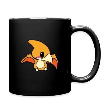 Ela le ptérodactyle - Mug uni - noir - Droite
