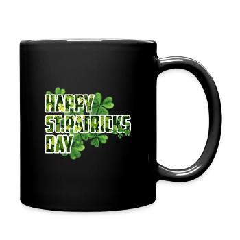 Joyeuse Saint-Patrick - Shamrock Design - Mug uni - noir - Droite
