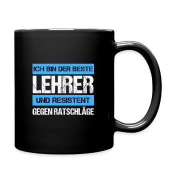 Professeur résistant - Mug uni - noir - Droite
