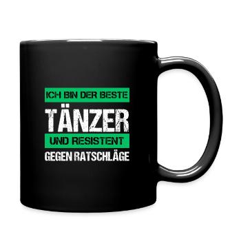 Danseuse résistante - Mug uni - noir - Droite