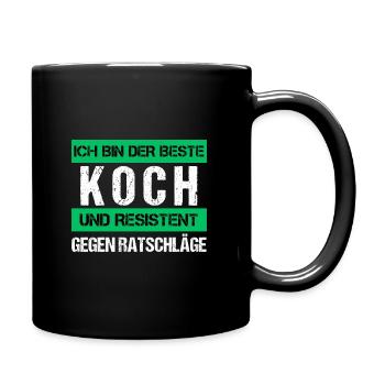 Cuisson résistante - Mug uni - noir - Droite