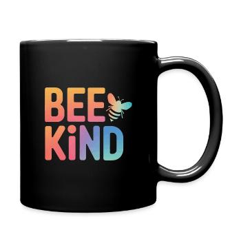 Honigbiene Imker Bienen Biene - Tasse einfarbig - Schwarz - Rechts