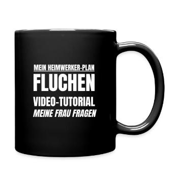 Plan d’amélioration de l’habitat est juré et tutoriel vidéo - Mug uni - noir - Droite