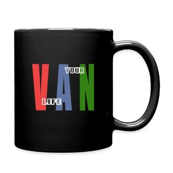 VAN YOUR LIFE - Full Colour Mug - black - Right