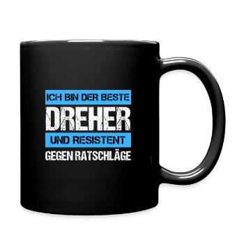 Resistant turner - Full Colour Mug - black - Right
