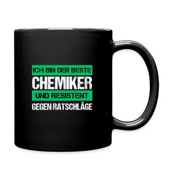 Chimiste résistant - Mug uni - noir - Droite