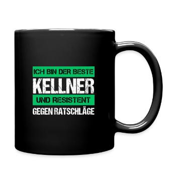Resistant Waiter - Full Colour Mug - black - Right